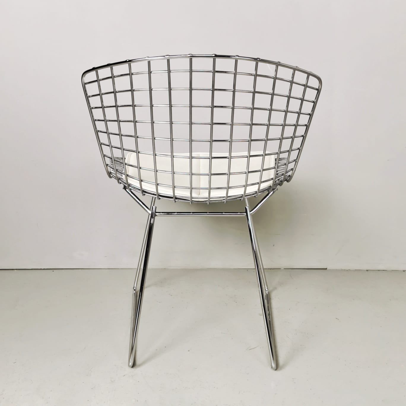 4 Harry Bertoia chairs for Knoll in leather
