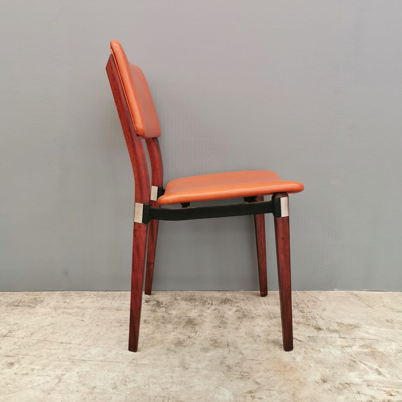 4 Eugenio Gerli S82 chairs for Tecno 1960's