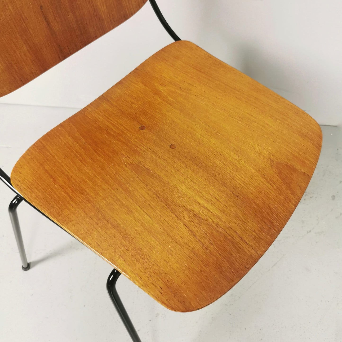 sedie vintage modernariato design teak curvato 