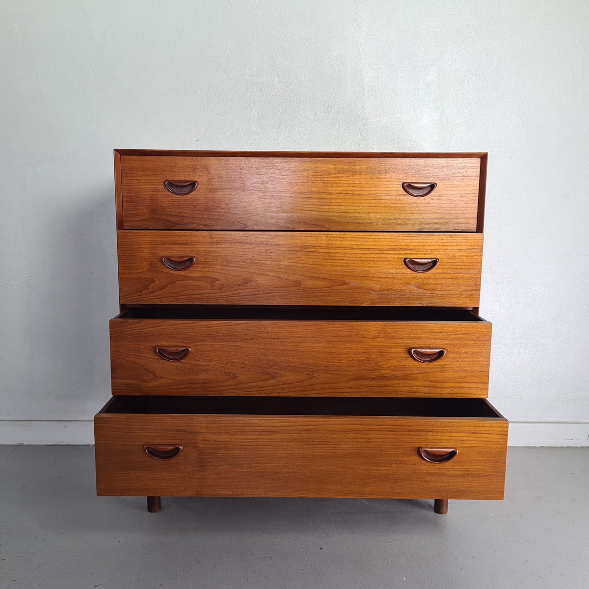 Teak Chest of Drawers by Peter Hvidt and Orla Mølgaard-Nielsen for Søborg Møbelfabrik