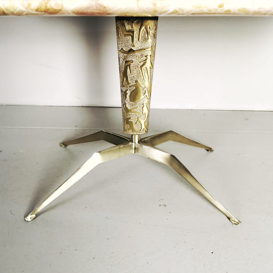 Tavolino Ottone e Marmo anni 50