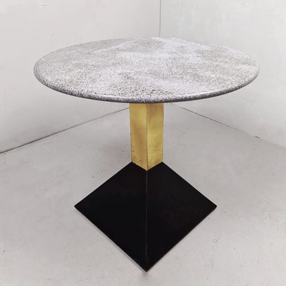 Tavolini Ottone e Granito 1970s