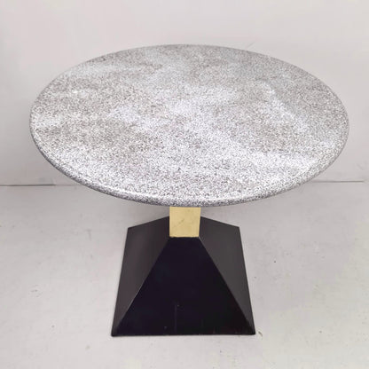 Tavolini Ottone e Granito 1970s